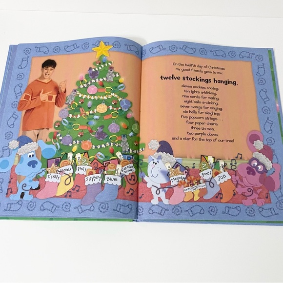 2002 Blues Clues 12 Days of Christmas Book - Picture 15 of 16
